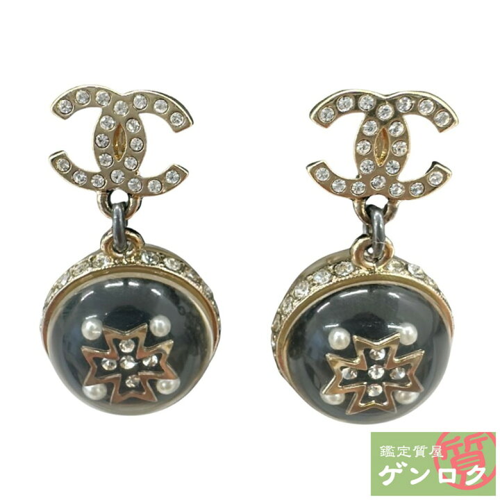 楽天市場】【中古】CHANEL シャネル ココマーク ラインストーン 