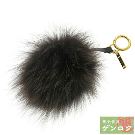 【中古】フェンディ 7AR259 チャーム ファー ブラウン キーホルダー バッグチャーム FENDI【質屋】【代引き手数料無料】