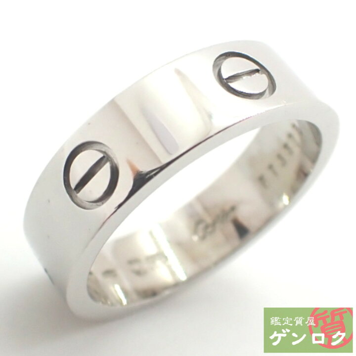 楽天市場】【中古】 カルティエ ビスモチーフ ラブリング K18WG (750 