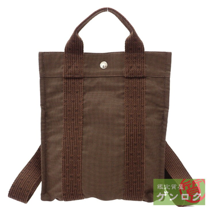 楽天市場】【中古】 エルメス エールライン リュック キャンバス  