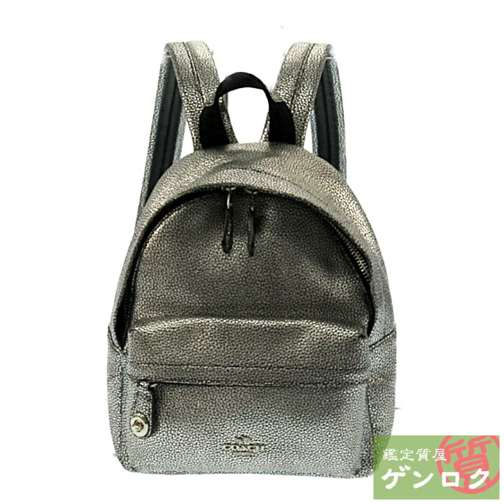 楽天市場】【中古】 コーチ ミニチャーリー レザー/メタリックレザー 