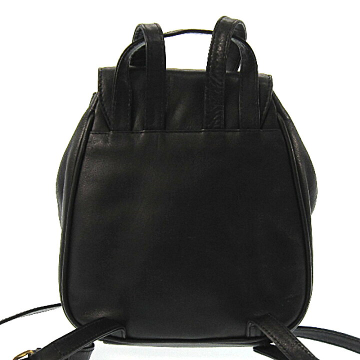 楽天市場】【中古】 パロマピカソ レザー ブラック ミニリュック 黒 
