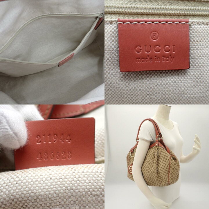 楽天市場】【中古】 グッチ スーキー GGキャンバス トートバッグ 
