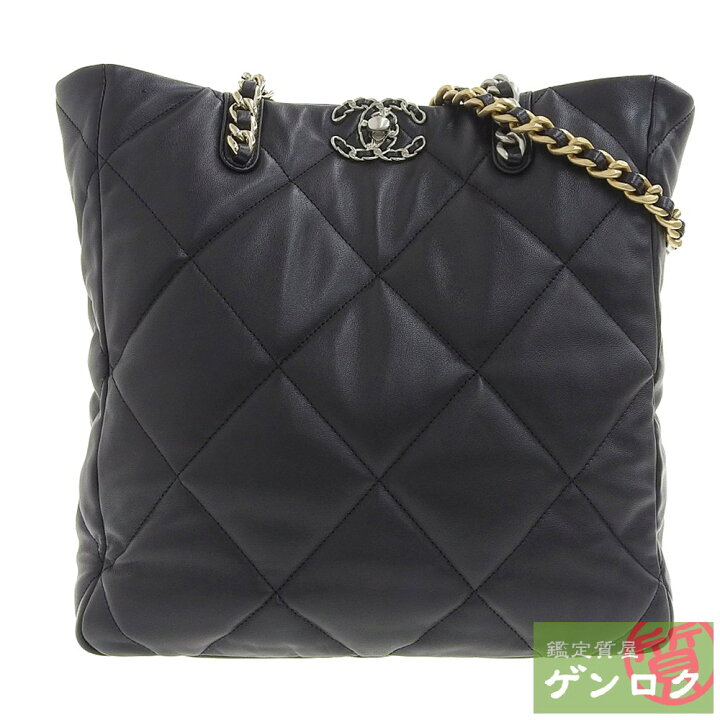 楽天市場】【中古】CHANEL シャネル シャネル19 チェーントート トート  