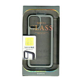 【未開封・未使用品】 iPhone 12 mini ラウンドエッジガラスシェルケース LP-IS20SGRWH SHELL GLASS Round ホワイト smasale-55A