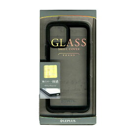 【未開封・未使用品】 iPhone 11 Pro 背面3D ガラスシェルケース LP-IS19SGRBK SHELL GLASS Round ブラック smasale-67C