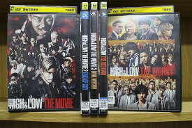 【中古】 DVD HiGH ＆ LOW THE MOVIE + THE RED RAIN + THE WORST 計5本set ※ケース無し発送 レンタル落ち ZY3620