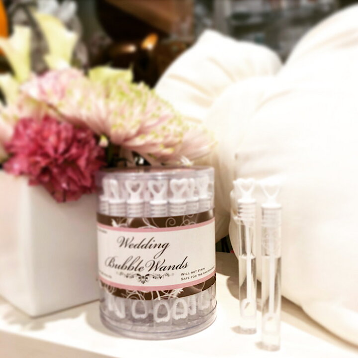 ケーキ型ウエディングバブル24個セット 植物性シャボン液で食べ物についても安心 シミにならない バブルシャワー シャボン玉 しゃぼん玉 安い割引