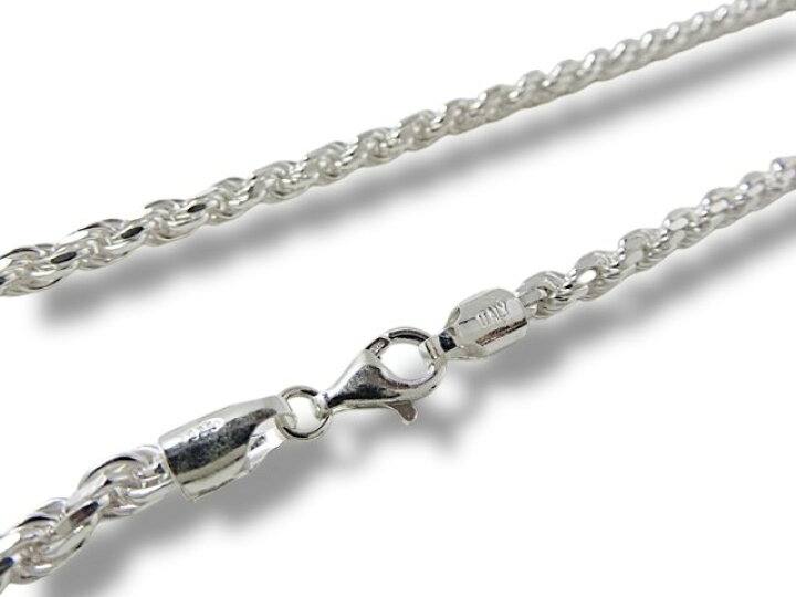 楽天市場】ハワイアンジュエリー ネックレス シルバー925 3.8mm 50cm 