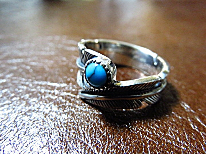 楽天市場】インディアンジュエリー リング フェザー シルバー925  