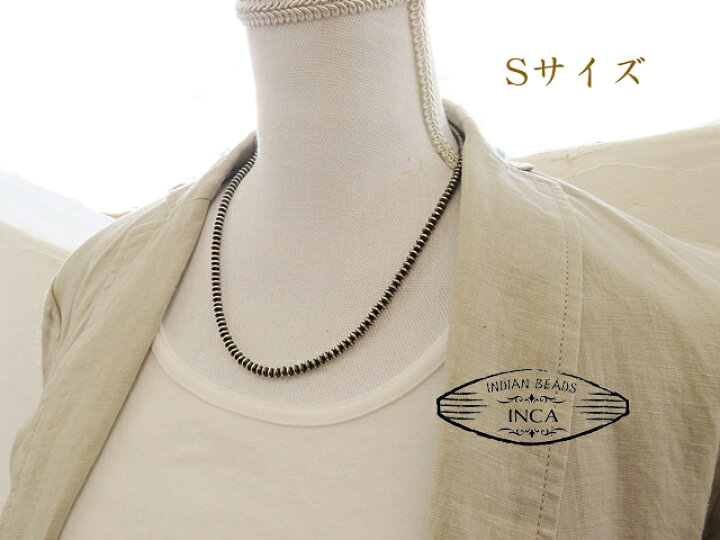 楽天市場】ナバホ ビーズネックレス ハンドメイド シルバー925 