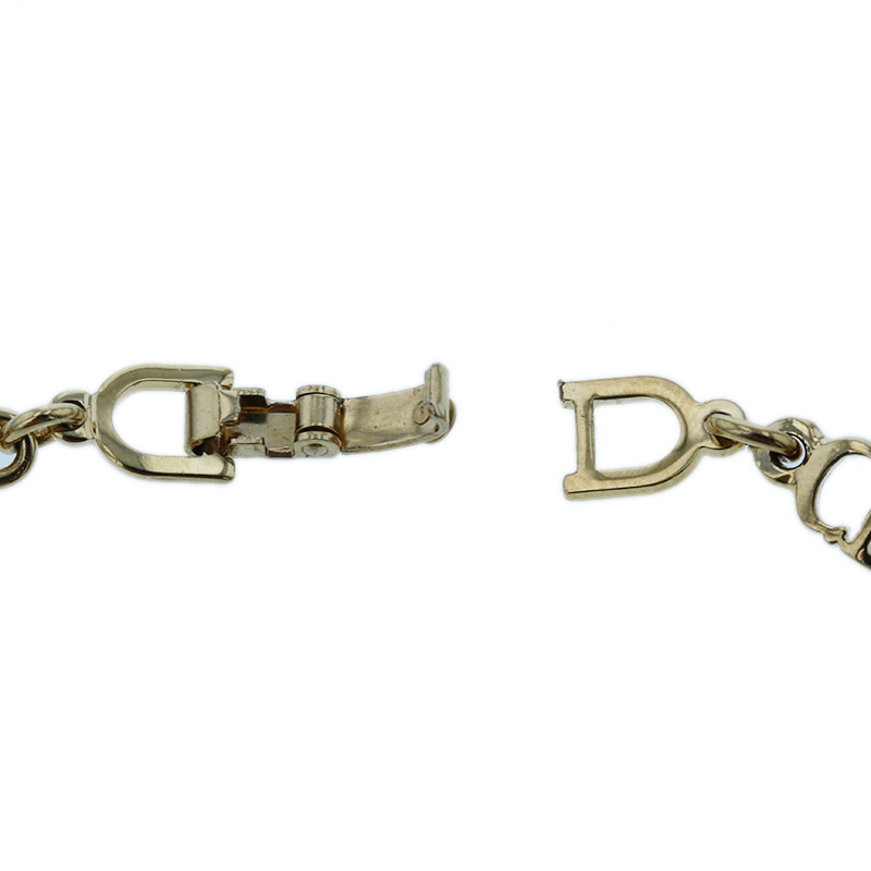 ディオール ロゴ ブレスレット ゴールド メッキ レディース Dior 【中古】 | 【銀座パリス】　楽天市場店