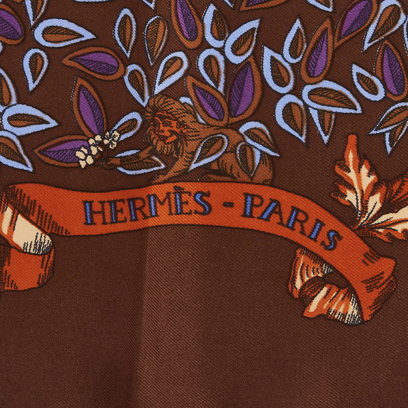 楽天市場】エルメス カレ90 Le Paradis du Roy 王の楽園 スカーフ