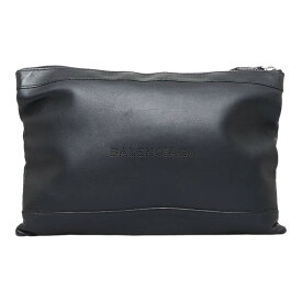 バレンシアガ クラッチバッグ セカンドバッグ ブラック レザー レディース BALENCIAGA 【中古】