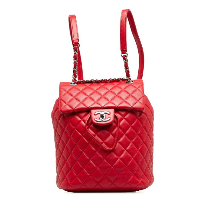 シャネル CHANEL マトラッセ チェーンリュック バックバッグ ラムスキン