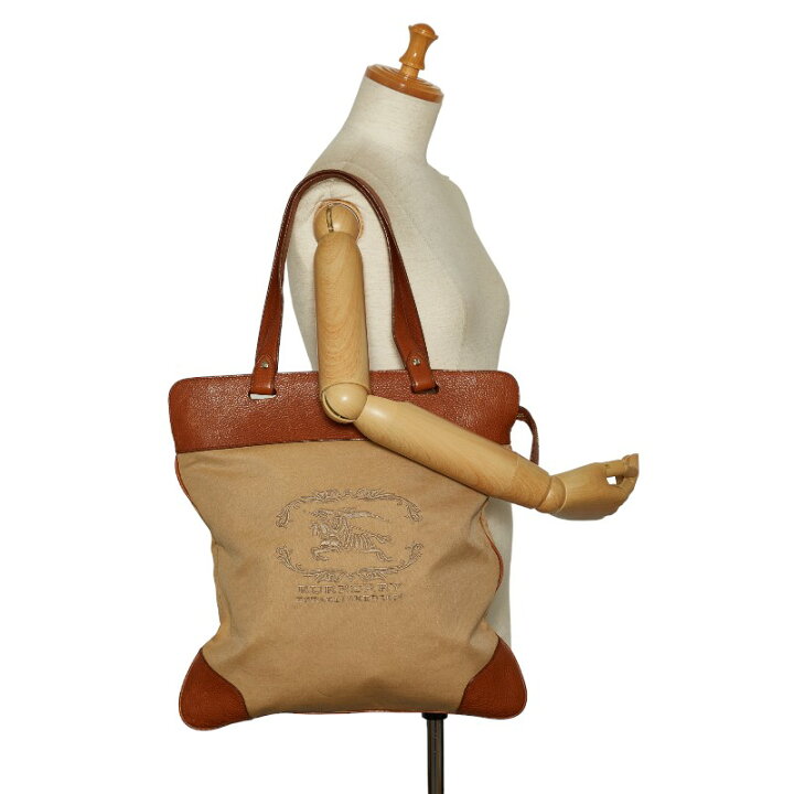 楽天市場】バーバリー ノバチェック ロゴ ホース 刺繍 トートバッグ  