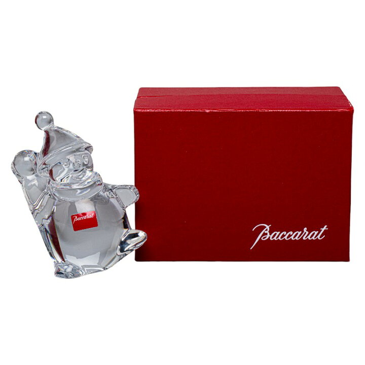 楽天市場】バカラ 雪だるま プレイング スノーマン オブジェ ノエル  