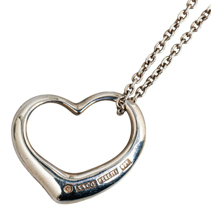 楽天市場】ティファニー オープンハート チェーン ネックレス SV925  