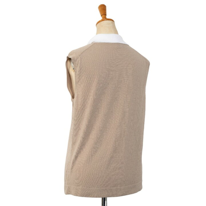 楽天市場】エルメス マルジェラ期 ニット ベスト ベージュ ホワイト 