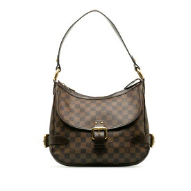 ルイ ヴィトン ダミエ ハイバリー ハンドバッグ ショルダーバッグ N51200 ブラウン PVC レザー レディース LOUIS VUITTON 【中古】