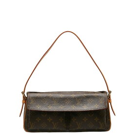 ルイ ヴィトン モノグラム ヴィバシテMM ショルダーバッグ M51164 ブラウン PVC レザー レディース LOUIS VUITTON 【中古】