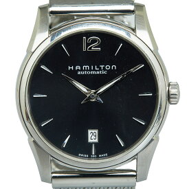 ハミルトン ジャズマスター 腕時計 H385150 自動巻き ブラック文字盤 ステンレススチール メンズ HAMILTON 【中古】