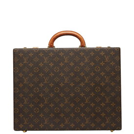 ルイ ヴィトン モノグラム クラッシャー アタッシュケース トランクケース M53124 ブラウン PVC レザー レディース LOUIS VUITTON 【中古】