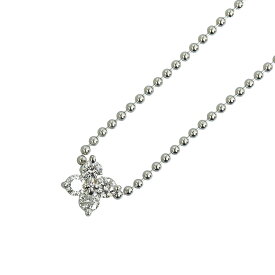 タサキ K18WG ホワイトゴールド ダイヤ0.24ct ネックレス レディース TASAKI 【中古】