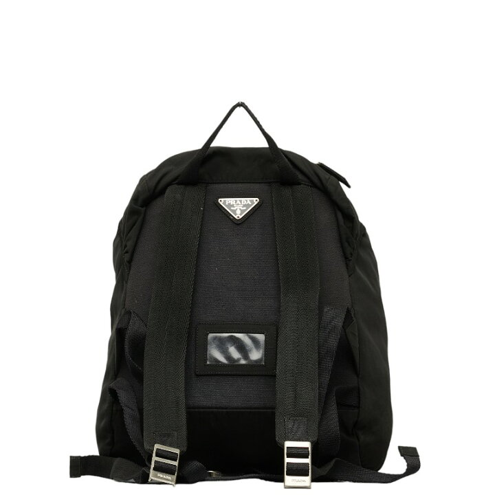 楽天市場】プラダ 三角ロゴプレート リュック バックパック ブラック  