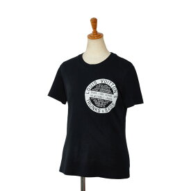 ルイ ヴィトン 19SS TRUNKS＆BAGS スタンプ ロゴ 半袖Tシャツ サイズ：S ブラック コットン メンズ LOUIS VUITTON 【中古】