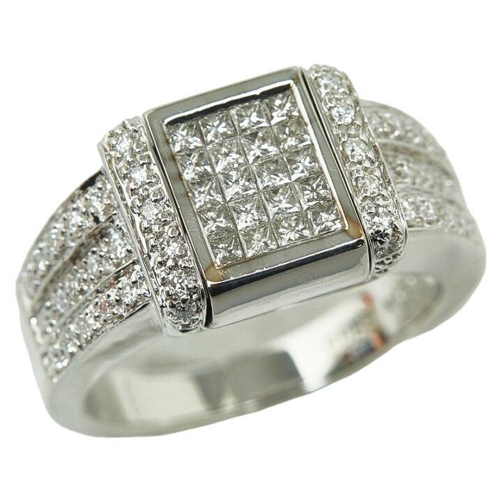 楽天市場】K18WG ホワイトゴールド ルビー0.35ct ダイヤ0.65ct 中石  