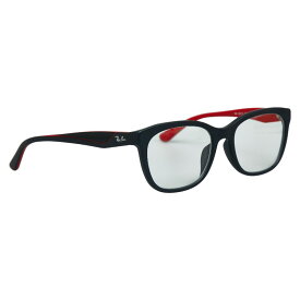 レイバン ウェリントン 伊達眼鏡 メガネ サングラス RB5331-D 5503 ブラック クリア プラスチック メンズ Ray-Ban 【中古】