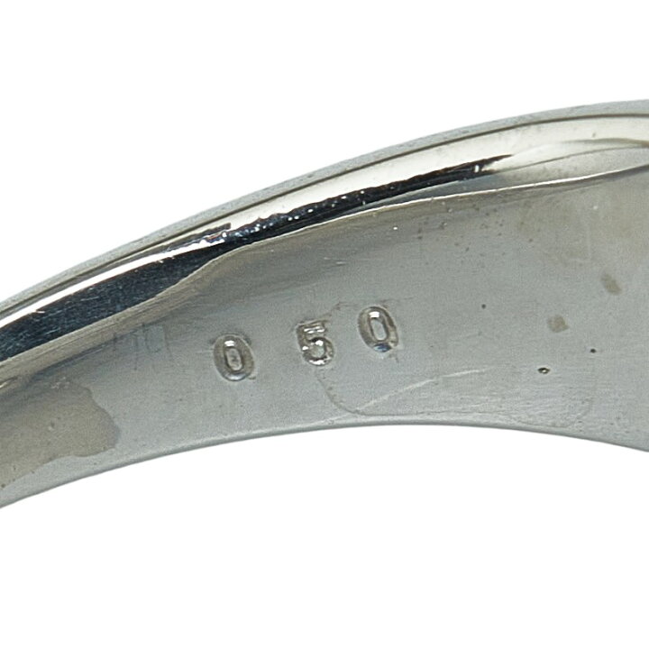 楽天市場】K18WG ホワイトゴールド ダイヤ0.50ct リング 指輪  