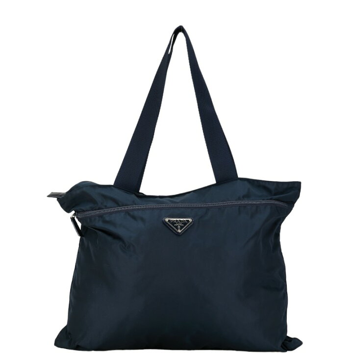 プラダ 三角ロゴプレート チェーン トートバッグ ショルダーバッグ  