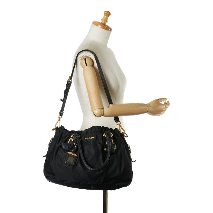 楽天市場】プラダ 三角ロゴプレート ハンドバッグ ショルダーバッグ  