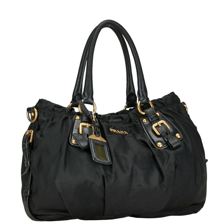 楽天市場】プラダ 三角ロゴプレート ハンドバッグ ショルダーバッグ  