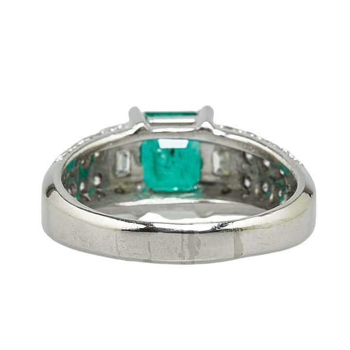 楽天市場】Pt900 プラチナ エメラルド1.515ct ダイヤ1.05ct リング