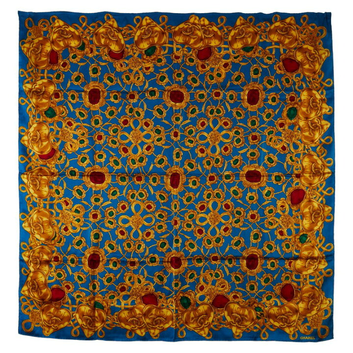 楽天市場】シャネル ココマーク ジュエリー 宝石 モチーフ スカーフ  