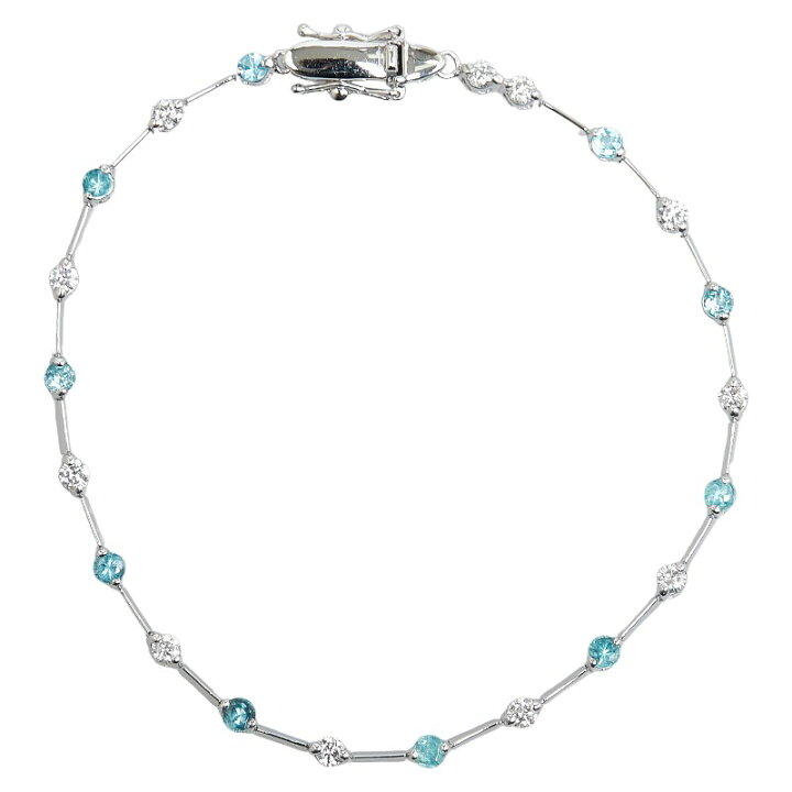 楽天市場】K18WG ホワイトゴールド アクアマリン0.62ct ダイヤ0.715ct 
