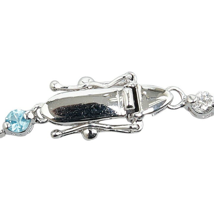 楽天市場】K18WG ホワイトゴールド アクアマリン0.62ct ダイヤ0.715ct 