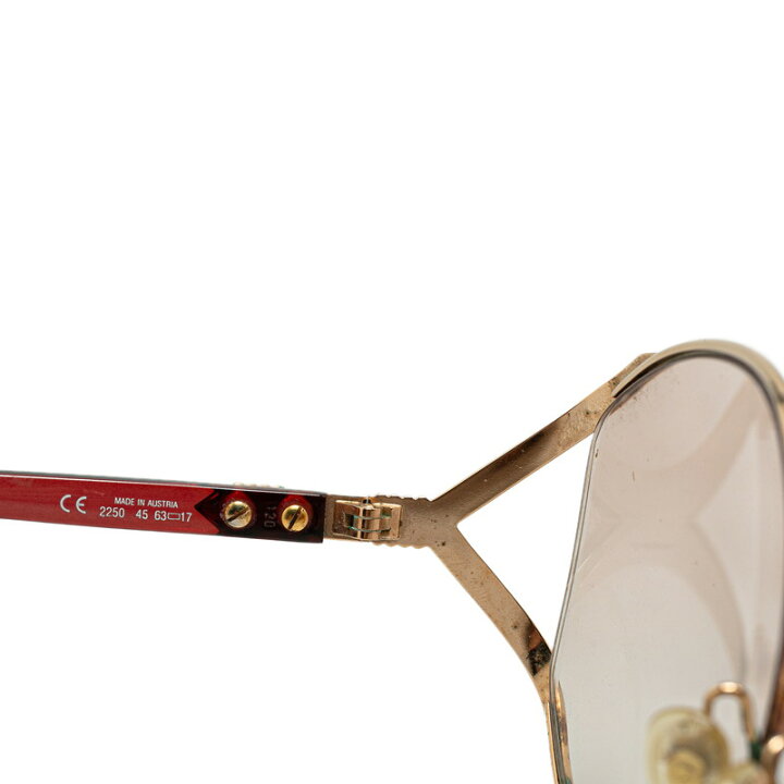 Christian Dior サングラス 眼鏡 ディオール 2603A レッド ゴールド 