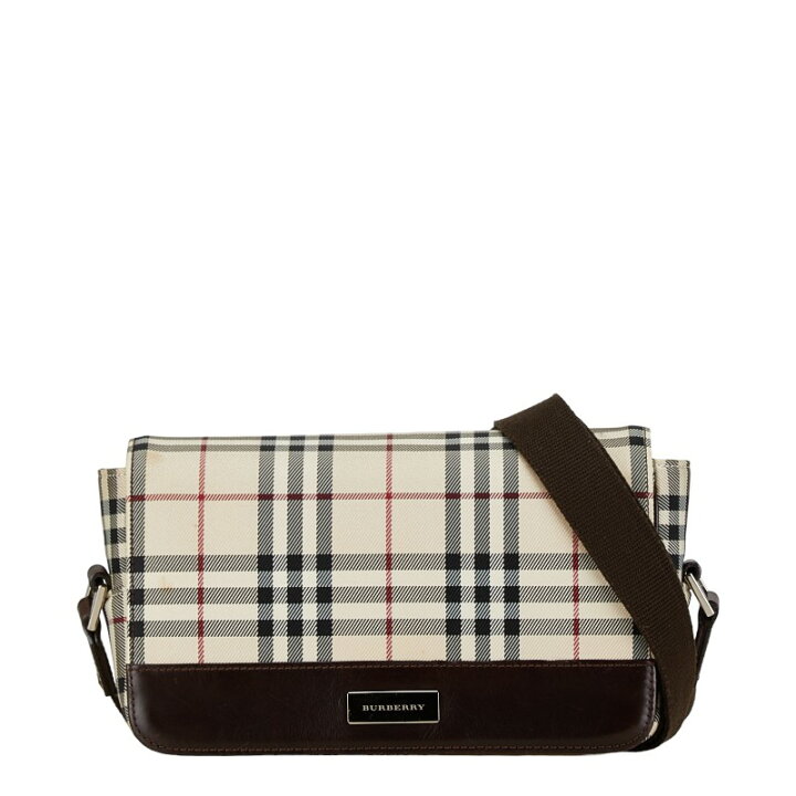 中古】 超美品 バーバリー BURBERRY ショルダーバッグ ノバチェック  