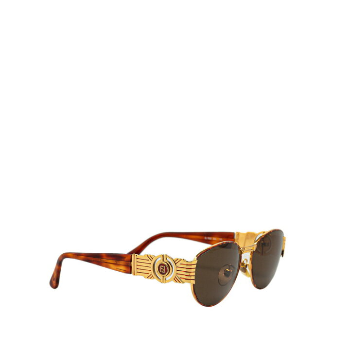 FENDI フェンディ ロゴ サングラス プラスチック レディース 中古  