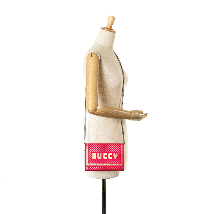 楽天市場】グッチ GUCCY セガロゴ チェーン ウォレット ショルダー  