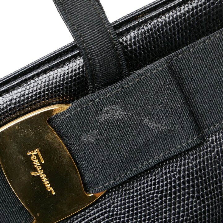 楽天市場】サルヴァトーレフェラガモ ヴァラリボン リザード型押し  