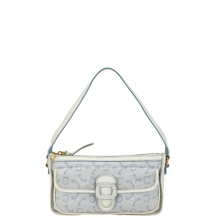 楽天市場】セリーヌ マカダム ハンドバッグ ショルダーバッグ ブルー  