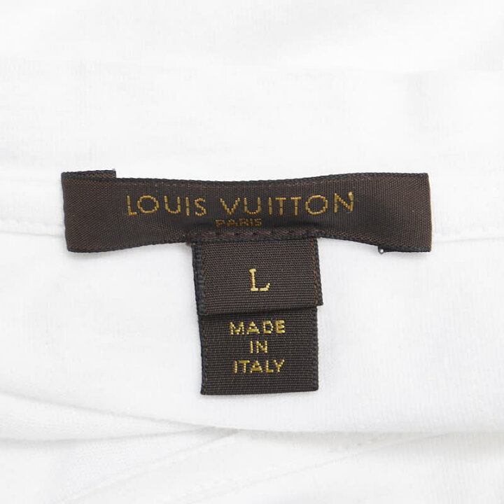 楽天市場】ルイ ヴィトン カットソーリネンコットン ロゴ 長袖Tシャツ 