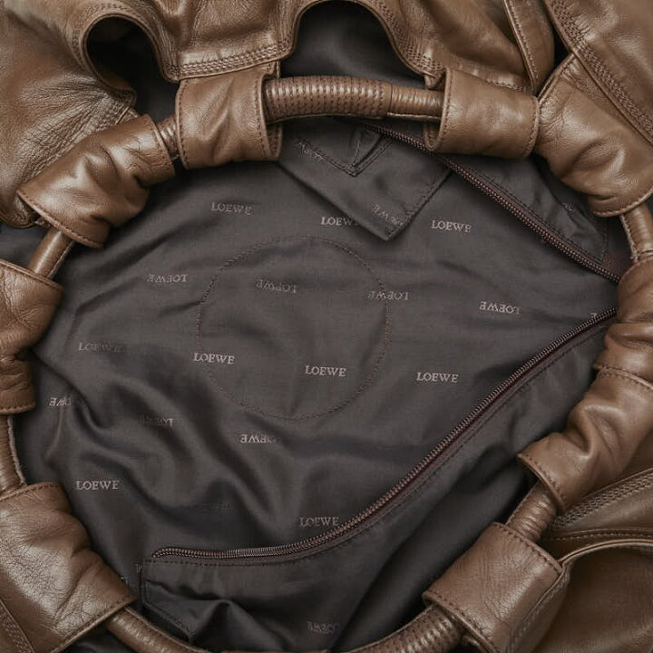 楽天市場】ロエベ アナグラム ナッパアイレ ハンドバッグ ブラウン  