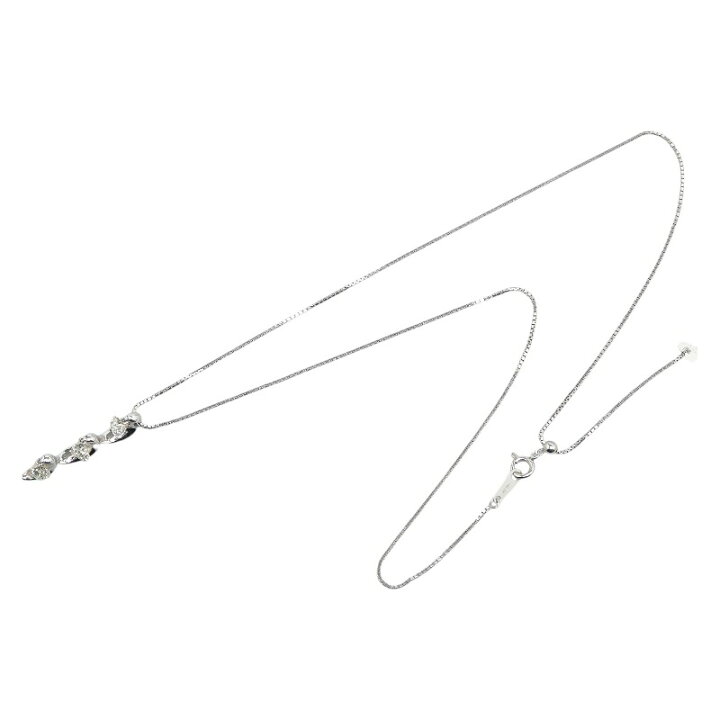 楽天市場】K18WG ホワイトゴールド ダイヤ1.00ct ペンダントネックレス  