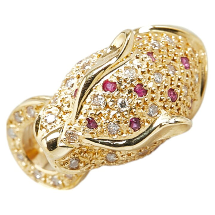楽天市場】ノーブランド K18YG イエローゴールド ダイヤ0.25ct ルビー  